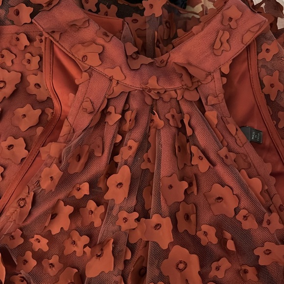 Anthropologie Eva Franco 3D Floral Halter Top - Picture 3 of 7